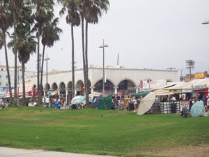 Die "Strandpromenade" von Venice Beach