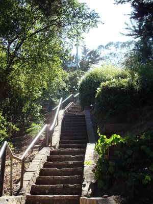 Filbert Steps (Treppenaufstieg zu Telegraph Hill)