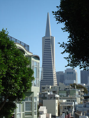 Transamerica Pyramid (Blick von Telegraph Hill)