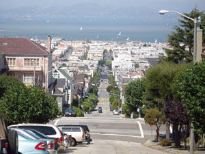 Pacific Heights (Blick auf Marina und SF Bay)