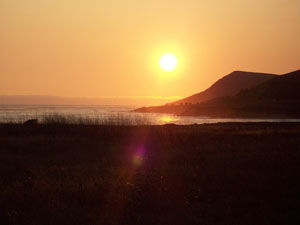 Der Sonnenuntergang... filmreif!