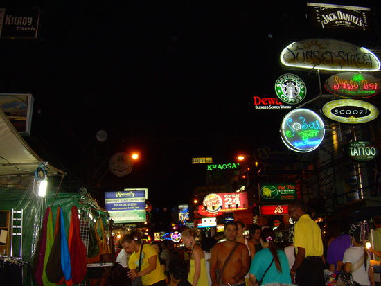 Khao San Road by night