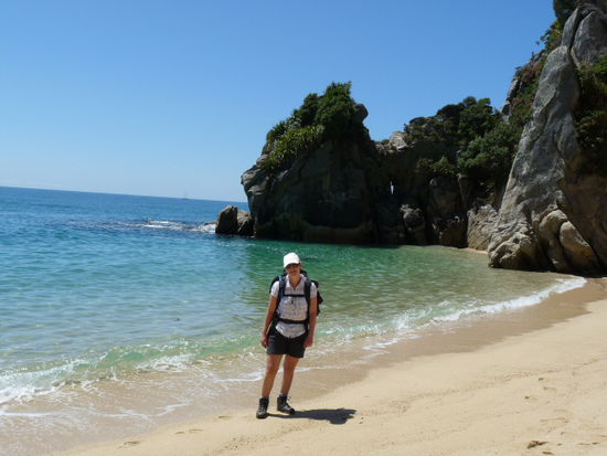 Wanderweg direkt am Strand