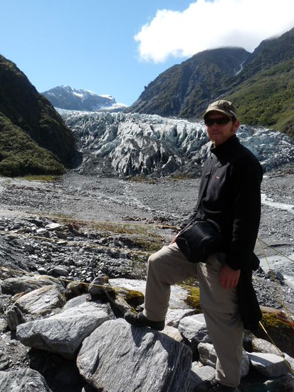 Fox Gletscher bei gutem Wetter