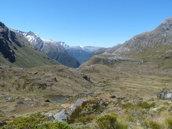 Aussicht vom "Harris Saddle"