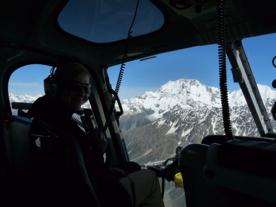 Unsere Pilotin...