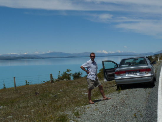 Unsere letzte Fahrt mit unserem Sunny von Mt. Cook nach Christchurch.