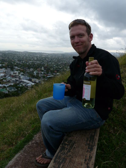 Ochse mit Wein