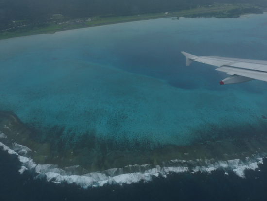 Landeanflug auf Samoa