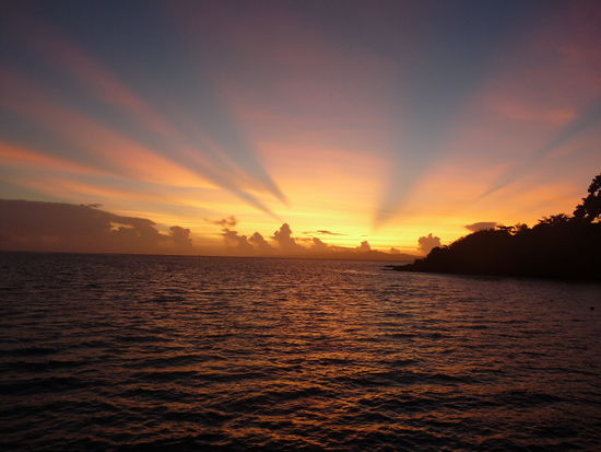 Erster Sonnenaufgang 2009! Nicht schlecht, oder????