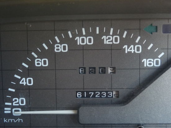 617.233 km. Hoffentlich faehrt er nochmals 15.000!!!