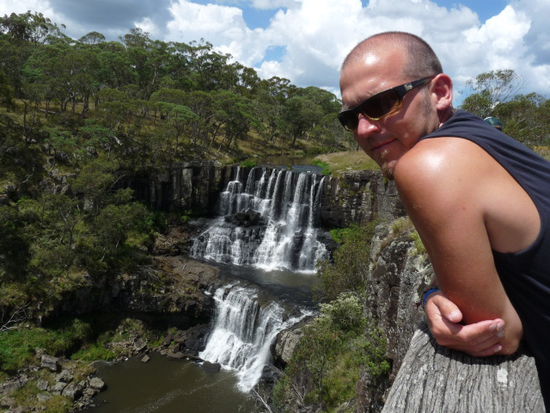 Matze und die Ebor Falls