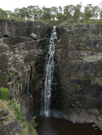 Aspley Falls mit wenig Wasser, da gerade eine ziemliche Hitzewelle in Australien herrscht