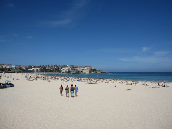 Bondi montags, deshalb nicht so busy