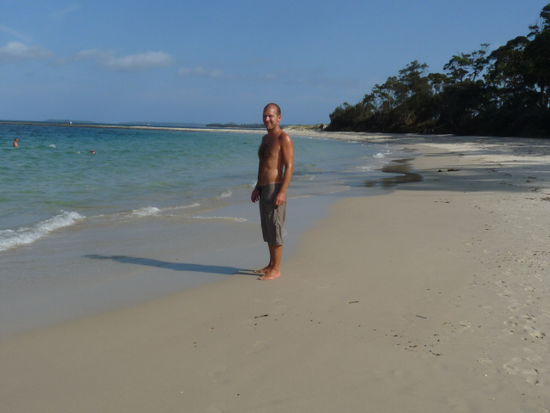 Schoener weisser Strand