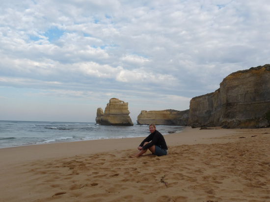 Claudia am Gibbson Beach