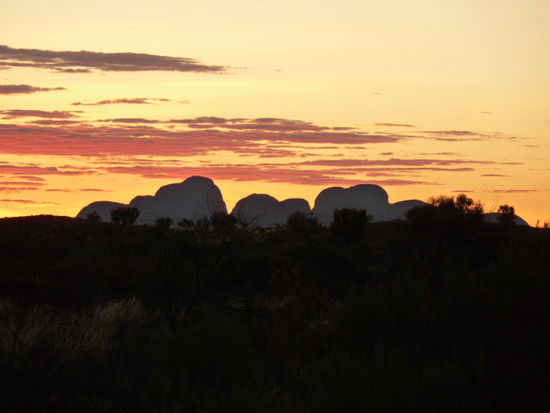 Olgas im Sonnenuntergang