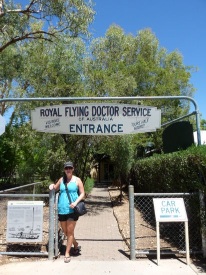 Beim Besuch der "Royal Flying Doctors"