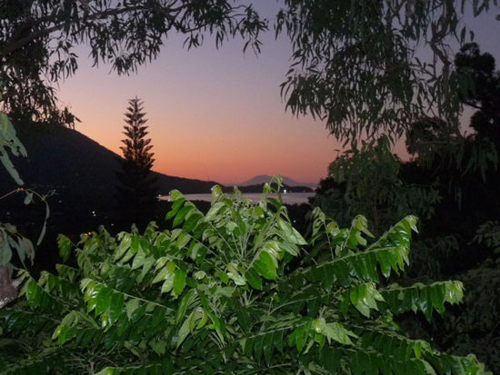 Sonnenuntergang vom Balkon der WG!!!!