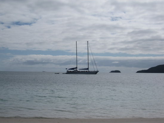 Die "Anaconda III", unsere Yacht