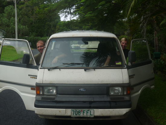 Abschiedsfoto in Nambour, nach fast 14.800 km in den letzten drei Monaten