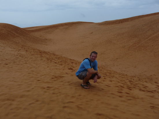 In den Yellow Dunes. Auf dem Bild sieht man eigentlich keinen Unterschied. In echt schon!!