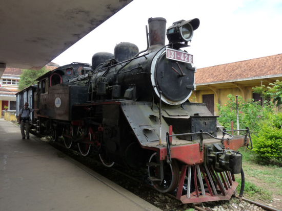 Ueberbleibsel der Franzosen in der Dalat Raiway Station
