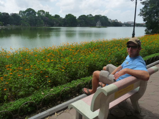 Hoan Kiem Lake in Hanoi