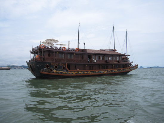 Die Pinta Gold, unser traditionelles Boot