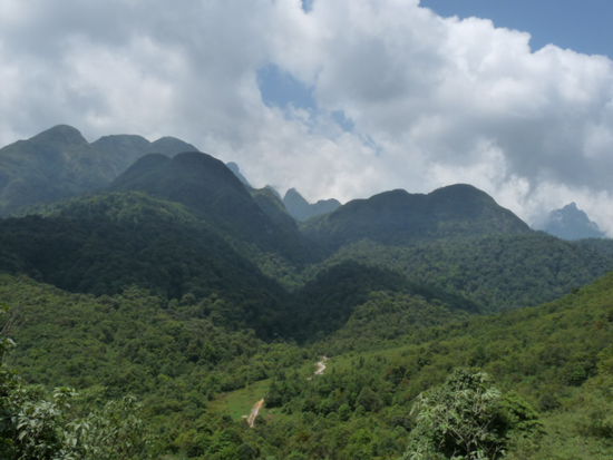 Tolle Aussicht auf dem Tram Ton Pass