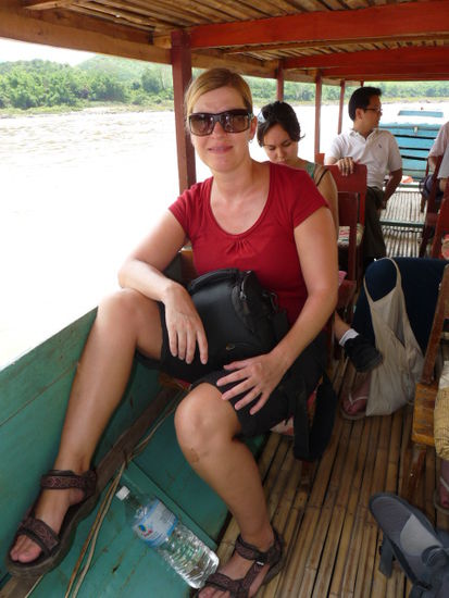 Bootsfahrt auf dem Mekong