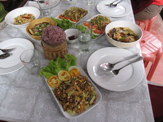 Das Ergebnis, unser Abendessen