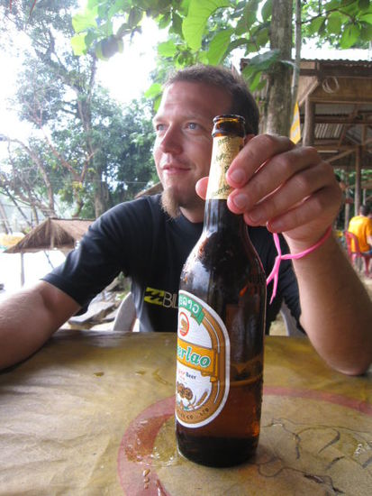 Auch das Bier war nicht uebel.