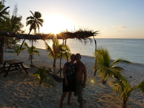 Blick von unserer Beach Hut