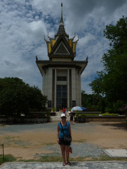 Denkmal bei den Killing Fields