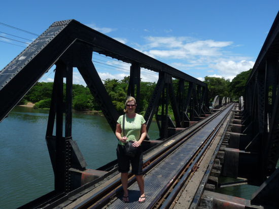 Die berühmte Brücke am Kwai