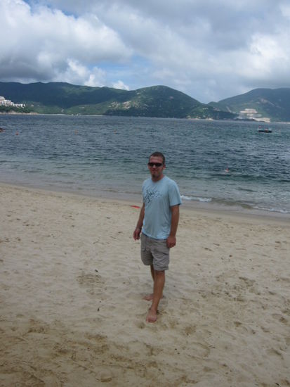 Stanley Beach. Für eine Grossstadt erstaunlich schön und sauber