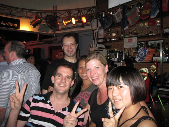 Holger, Weckes, Jovelyn, Claudia und Jessy