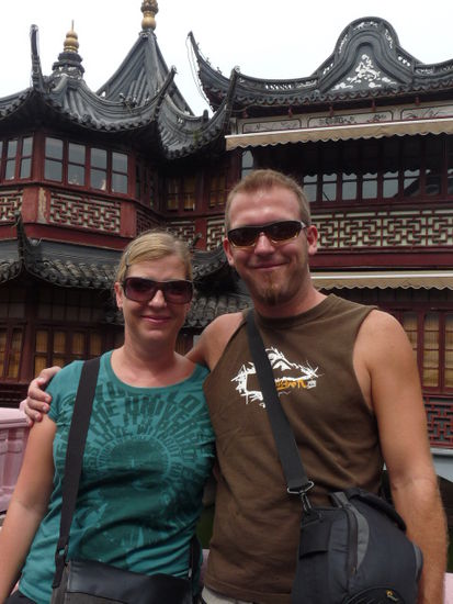 Historisches Gebäude im Yu Garden
