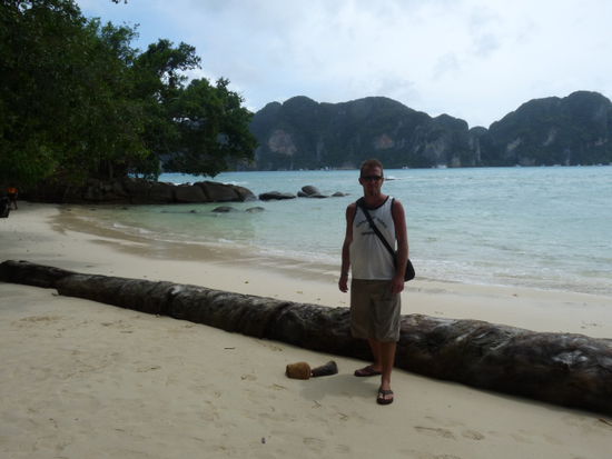 Kleiner Strand auf dem Weg zum Long Beach