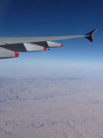 Auf unserem Rückflug. Afghanistan von oben. Sieht sehr, sehr interressant aus!!