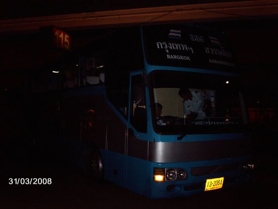 Unser Bus Richtung Sukhothai