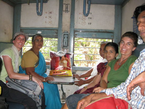 Zugfahrt von Varkala nach Ernakulam (Fort Cochin)