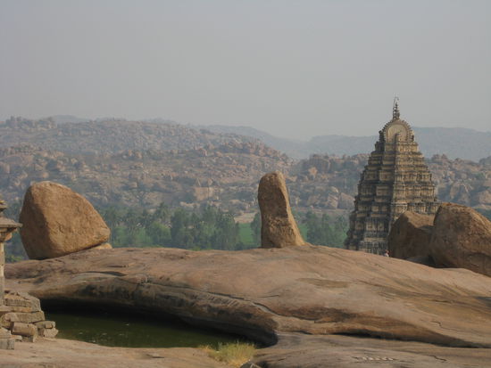 Ausblick auf Hampi