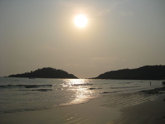 Palolem Beach am Morgen