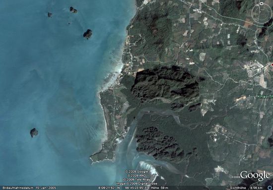 Ao Tha Lane Luftbildaufnahme