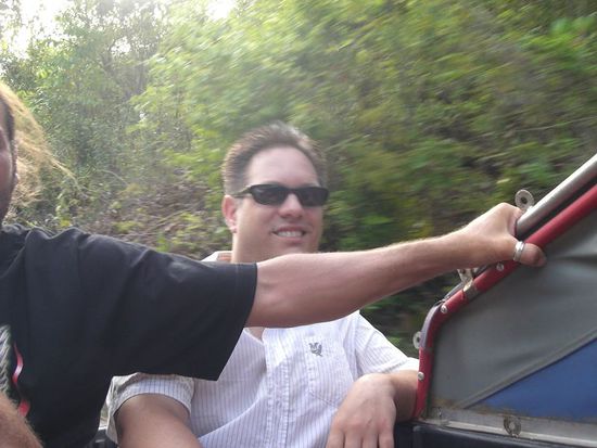 ...noch guter Laune vor dem Unfall...