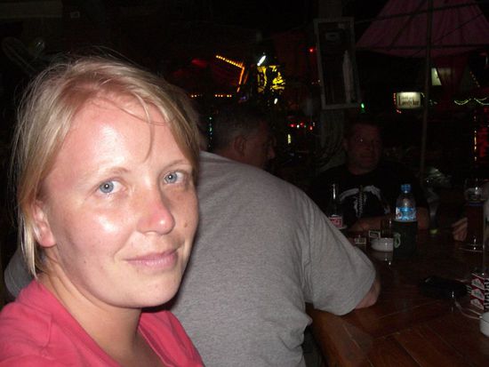 spät Abends in der Red Lips Bar