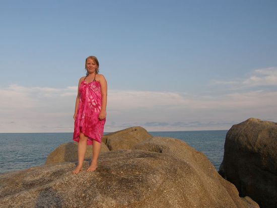 ein letztes Foto am Lamai Beach