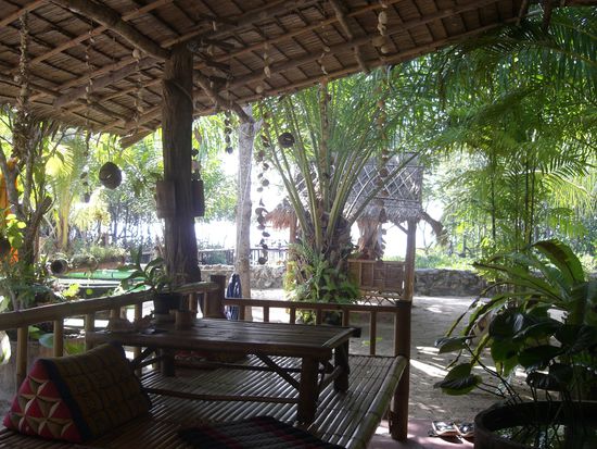 das "Wohnzimmer" im Bananas